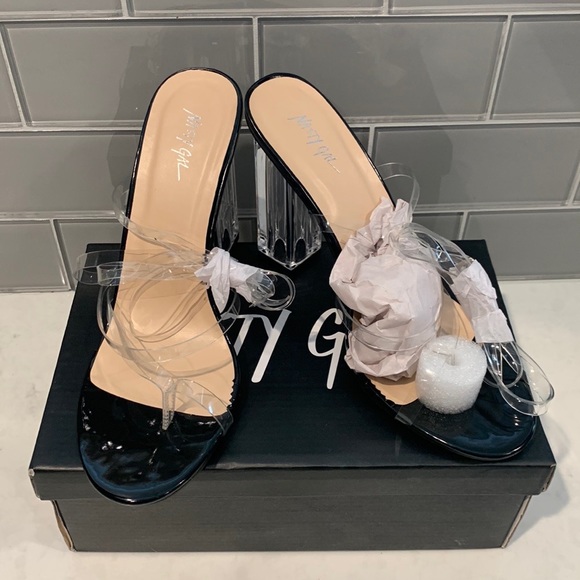 Nasty Gal Clear Heels - Picture 3 of 4